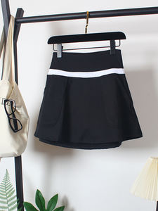 طقم رياضي نسائي جديد DCK-983 مكون من قطعتين: توب قصير قابل للتعديل وتنورة عالية الجودة بمقاسات كبيرة، مناسب لليوغا والجيم والتنس - Product Image 6