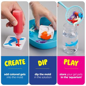 Kit d'activités créatives et artistiques amusantes pour enfants, kit éducatif STEM, kit de jouets magiques d'elfes aquatiques, kit de gel d'eau Aqua <span class=keywords><strong>Fairy</strong></span> - Product Image 3