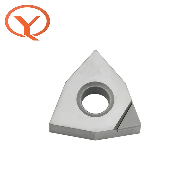 QIYE CNC pcdダイヤモンド切削インサートWNGA080408硬化鋼用PCDフライス