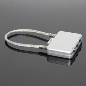 Bloqueio de código de 3 dígitos para bagagem, cadeado de viagem, bolsa, mala, gaveta, saco, fio de aço, zíper, combinação de cadeado, presentes promocionais - Product Image 4