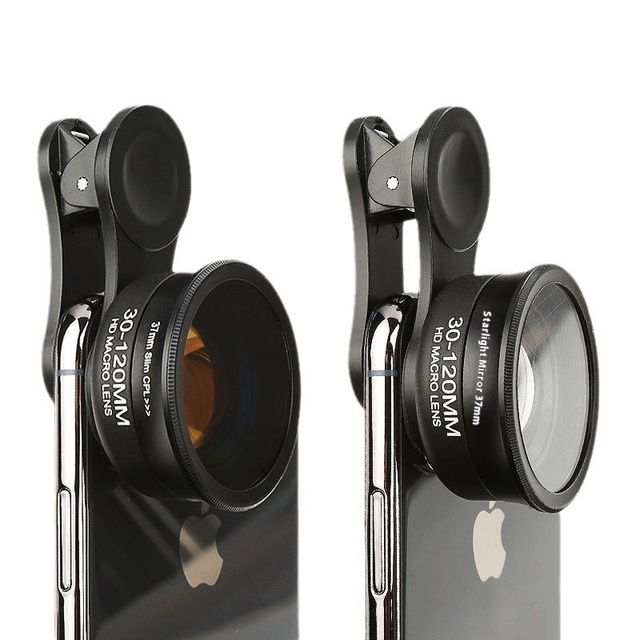 5K Super Macro Polarizer Starlight Lens for Nikon for Samsung Undistorted Eyelashes Nail Artifacts Fleshy Shooting Durable Metal