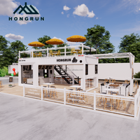 Maisons préfabriquées modulaires, conteneurs de restaurant, conteneurs de 40 pieds, bars, restaurants, conteneurs alimentaires