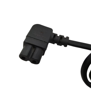 <span class=keywords><strong>Cable</strong></span> <span class=keywords><strong>de</strong></span> Alimentación con Enchufe Europeo en Ángulo a IEC C7, 2.5A 250V H03VVH2-F 2x0.75mm², Enchufe Europeo en Ángulo a <span class=keywords><strong>Cable</strong></span> Tipo 8 para Laptop, Altavoz - Product Image 4