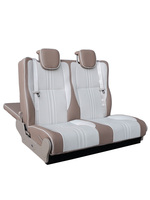 Siège inclinable VIP de luxe en cuir pour fourgon, modifié en lit pliant pour conversion de fourgon, limousine, camping-car, caravane