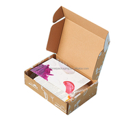 Enveloppe postale en carton ondulé personnalisée d'usine boîtes postales blanches avec logo