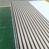 Diffuseur acoustique en MDF composite, moderne, écologique, absorption acoustique hautement efficace, utilisation au bureau, panneau mural à lattes, intérieur
