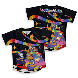 เสื้อเบสบอลพิมพ์ซับลิเมชันเสื้อเบสบอลพิมพ์ลายตัวละครการ์ตูน - Product Image 1