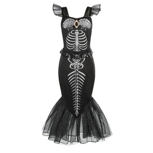 BAIGE un pezzo sirena nera vestito Cosplay per le ragazze per bambini di Halloween <span class=keywords><strong>Costume</strong></span> Dropshipping per bambini ragazze - Product Image 6
