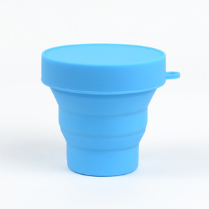 Amazon vente chaude tasse à café réutilisable de qualité alimentaire tasse pliante avec couvercles - Product Image 2