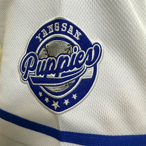 Maillot de baseball à rayures unies avec logo personnalisé, broderie par sublimation personnalisée, vêtements de baseball et de softball vintage - Product Image 5