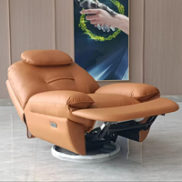 Sillón reclinable moderno para sala de estar, sillón eléctrico giratorio de lujo para el hogar, muebles de salón.