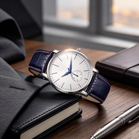 Montre à quartz OEM personnalisée en acier inoxydable, étanche 5 ATM, mouvement japonais, dernière mode, montre-bracelet professionnelle 20 mm, vente en gros usine
