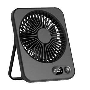 Ventilador de Escritorio Portátil USB Recargable 180 °   Ventilador Personal Plegable con Pantalla de Energía, 5 Velocidades, Ultra Silencioso, de Mesa - Product Image 6