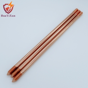 HUAYIXUN Thanh Nối Đất Có Ren Mạ Điện Bằng Đồng - Product Image 1