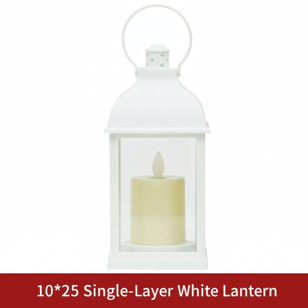 White single-layer wind lamp