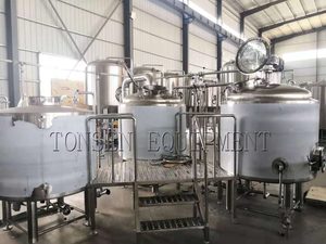 Sistema di Produzione Birra Artigianale Automatico in Acciaio Inox da 2000L 1000L 500L per Microbirrifici e Impianti di Produzione Casalinga - Product Image 5