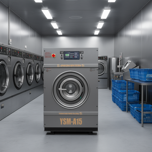 เครื่องซักผ้าอุตสาหกรรมแบบสปริงเมาท์ รุ่น SSMA ซีรีส์ 15 กก. แบบไฟฟ้าอัตโนมัติ - Product Image 3