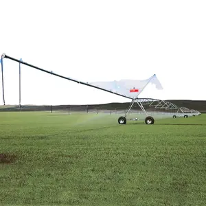 Water Spray Gun Hose Reel Center Pivot Sprinkler Irrigation System Machine Equipment with Solar for Sale