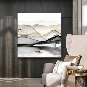 Ruicheng usine personnalisé encadré mur Art abstrait <span class=keywords><strong>aquarelle</strong></span> peinture de <span class=keywords><strong>fleurs</strong></span> pour la décoration intérieure en gros - Product Image 2