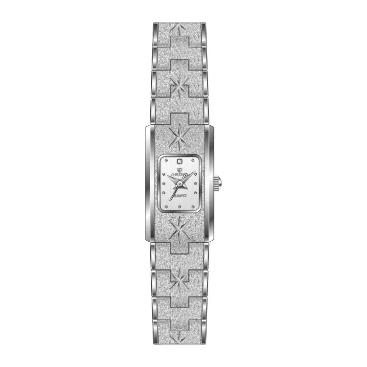 Oem Custom Logo Uniqueck Diamond Index Snowflake Scrub Brass Strap Women's Expensive Luxury Quartz Watch With Christmas Gift