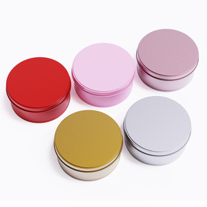 Eco-friendly Custom Round <strong>Tin</strong> Box for Dessert Luxury Food Grade Metal Cookie <strong>Sweets</strong> Packaging Gift <strong>Tin</strong> Box with Lid - Product Image 5