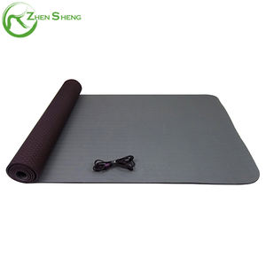 Tapete de Yoga Personalizable Zhensheng de <span class=keywords><strong>TPE</strong></span> - OEM/ODM Disponible para Logotipo, Color y Grosor (4/5/6/8/10 mm), Premium y Ecológico - Product Image 1