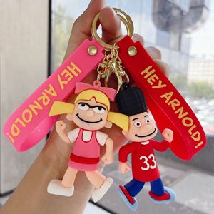 <span class=keywords><strong>Dessin</strong></span> <span class=keywords><strong>animé</strong></span> 3D <span class=keywords><strong>Arnold</strong></span> PVC Anime Figure porte-clés sac en caoutchouc Durable pendentif accessoires cadeaux promotionnels décorations - Product Image 4