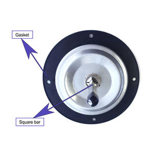 Thép không gỉ đánh bóng món ăn ổ khóa <span class=keywords><strong>D</strong></span> vòng khóa chốt Xe Xe tải hộp công cụ cửa xử lý Paddle khóa - Product Image 3