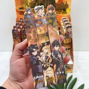 Kawaii Metal muñeca juego Genshin impacto dibujos animados papelería Gel pluma Focalors Furina Xiao Baizhu <span class=keywords><strong>Charlotte</strong></span> Zhongli Chevreus - Product Image 6