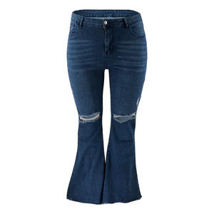 20221 नए आगमन फैशन ट्रेंड ने धुलाई पानी डेनिम जींस और महिलाओं की जींस - Product Image 2