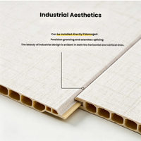 Revestimiento de Pared Moderno y Sencillo de PVC SPC, Impermeable, de 400 mm de Ancho, con Diferentes Grosores y Patrones de Madera y Mármol