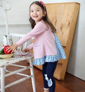 Vente en gros en ligne de vêtements pour enfants, pantalons décontractés en coton avec imprimé lapin pour filles, en provenance de Chine - Product Image 3