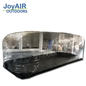 Wholesale Outdoor Car Bubble Tent Inflatable Car Protective Cover Clear Waterproof Inflatable Car Covering Tent