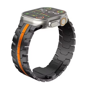 <span class=keywords><strong>Correa</strong></span> de reloj Iron Man de acero inoxidable para <span class=keywords><strong>Apple</strong></span> <span class=keywords><strong>Watch</strong></span> Series 9 8 ultra 7 6 5 4 3 2 1 SE para Iwatch pulsera <span class=keywords><strong>Correa</strong></span> 49mm - Product Image 1