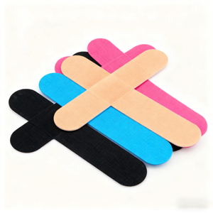 OEM embalaje impermeable <span class=keywords><strong>rodilla</strong></span> elástico algodón músculo parche <span class=keywords><strong>para</strong></span> corredores de maratón músculo fijo vendaje precortado Kinesio cinta <span class=keywords><strong>para</strong></span> la espalda - Product Image 6