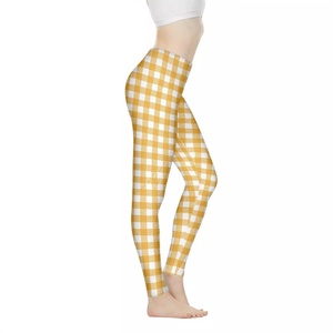 Dropshipping Damenbekleidung Personalisierte Exquisite und Langlebige Palaka Hawaii Lange Yoga-Hosen - Product Image 3