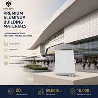 2026 Inno OEM Panneaux de façade préfabriqués en aluminium perforé sur mesure, profil mince, pour murs-rideaux et revêtements de bâtiment