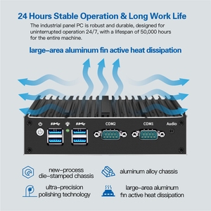 Nhỏ công nghiệp PC 2 Ethernet 4 USB 2 COM <span class=keywords><strong>Linux</strong></span> wifi 4 gam Android nhúng NUX box với Au và chúng tôi phích cắm - Product Image 6