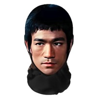 Masque Facial 3D Balaclava Célébrité Réaliste et Amusant 40x25cm Universel pour Fêtes et Fournitures de Vacances