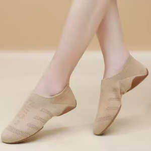 Scarpe da Danza Unisex Traspiranti, Antiscivolo per Interni, <span class=keywords><strong>Comode</strong></span> per Allenamento Yoga, Suola Morbida in Raso, Elasticizzate, Tipo Ballerina - Product Image 4