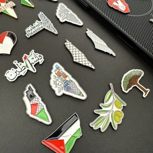 Stiker Logam Berlapis Emas dengan Ukiran Khusus dan Proses Die Casting untuk Tema Patriotisme Ponsel. - Product Image 4