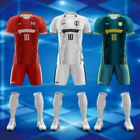 Uniforme de entrenamiento de fútbol, camiseta y pantalón Reversible personalizado para equipos juveniles