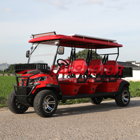 Chariot de golf électrique 6 places hors route avec buggy de golf à bas prix