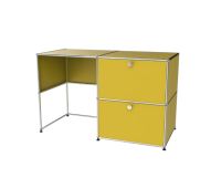 Bureau de travail modulaire en acier inoxydable, personnalisable