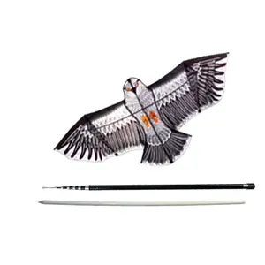 New Hawk Farm Garden Protect Bird Scaring Hawk Kite with telescopic pole custom handwork kite from weifang kite factory