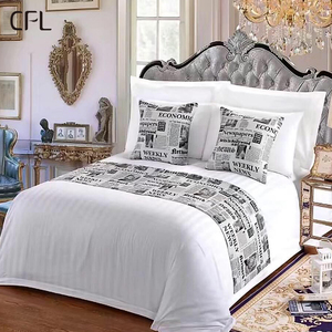 Tốt nhất bán bông khách sạn giường Sheets Set Brown từ Trung Quốc Quảng Châu khách sạn Nguồn cung cấp bộ đồ giường Set khách sạn Duvet cover Set - Product Image 2