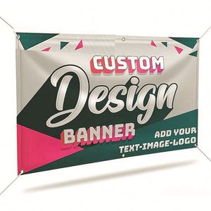 Banderoles et drapeaux personnalisés en vinyle PVC résistant aux intempéries pour événements, festivals et publicité extérieure - Product Image 2