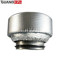 Conduit rond en spirale galvanisé Z275 à revêtement de zinc lourd pour système de ventilation FTX, conduit d'air en acier anticorrosion