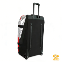 Valise à roulettes Oxford classique personnalisée, étanche, portable, avec fermeture éclair, pour équipement de camionneur, moto, vêtements de course, casque