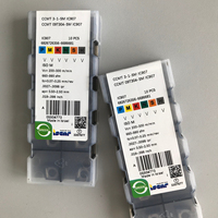 CCMT 09T304-SM IC907 Iscars OEM Inserto Cuadrado Personalizable de Carburo de Tungsteno con Recubrimiento PCD para Herramienta de Torneado CNC de Acero HRC45